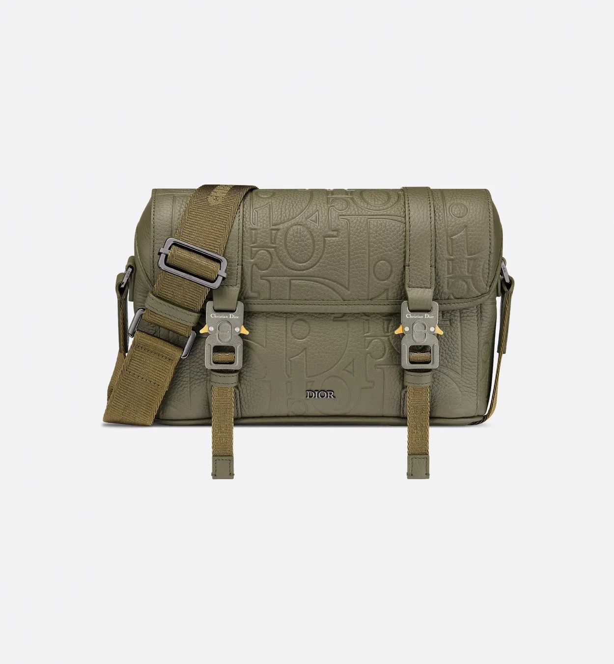디올 힛 더 로드 그래비티 플랩 스트랩백 카키