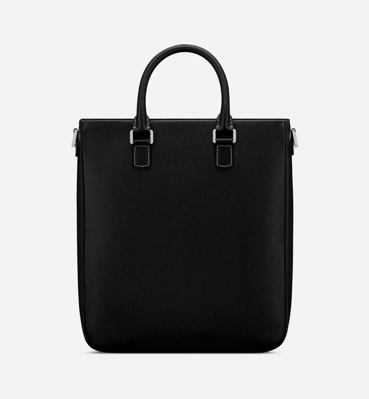 디올 새들 토트백 블랙 그레인