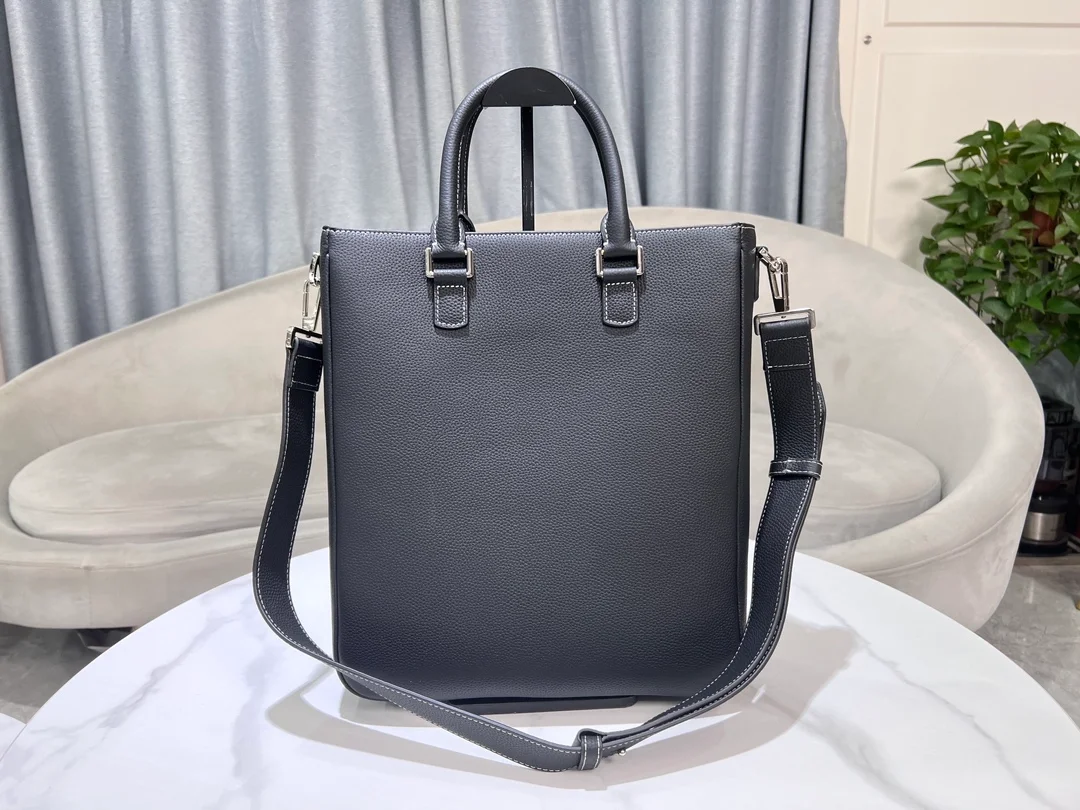 디올 새들 토트백 블랙 그레인