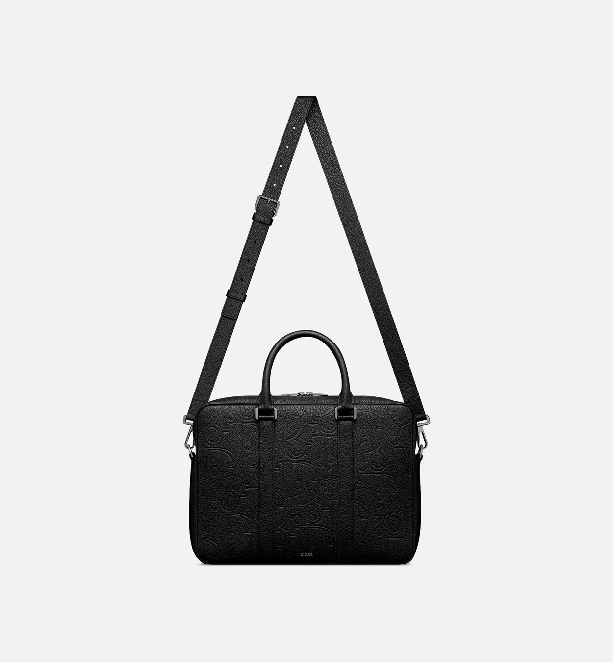 디올 지퍼 브리프케이스 블랙