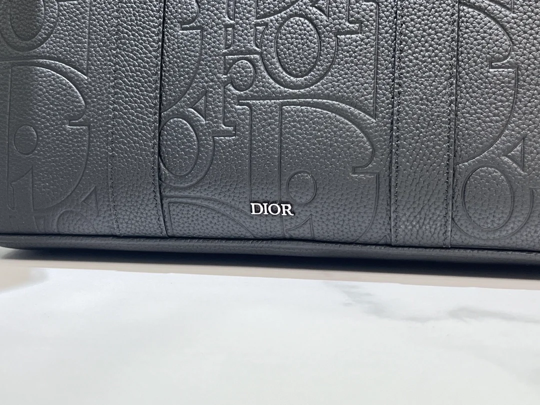 디올 지퍼 브리프케이스 블랙