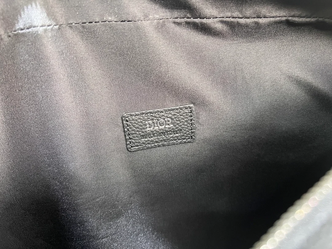 디올 지퍼 브리프케이스 블랙