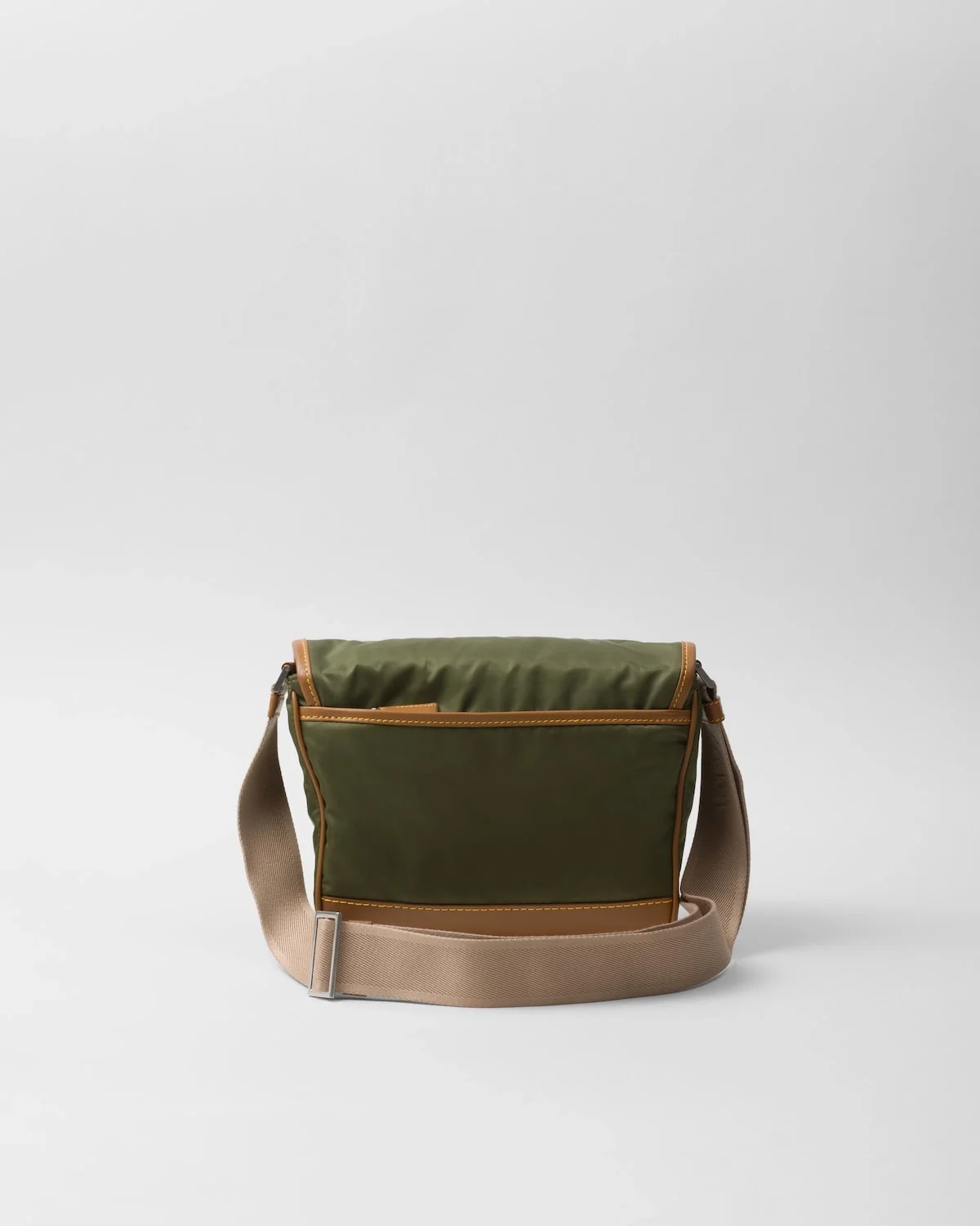 프라다 리나일론 레더 숄더백 그린