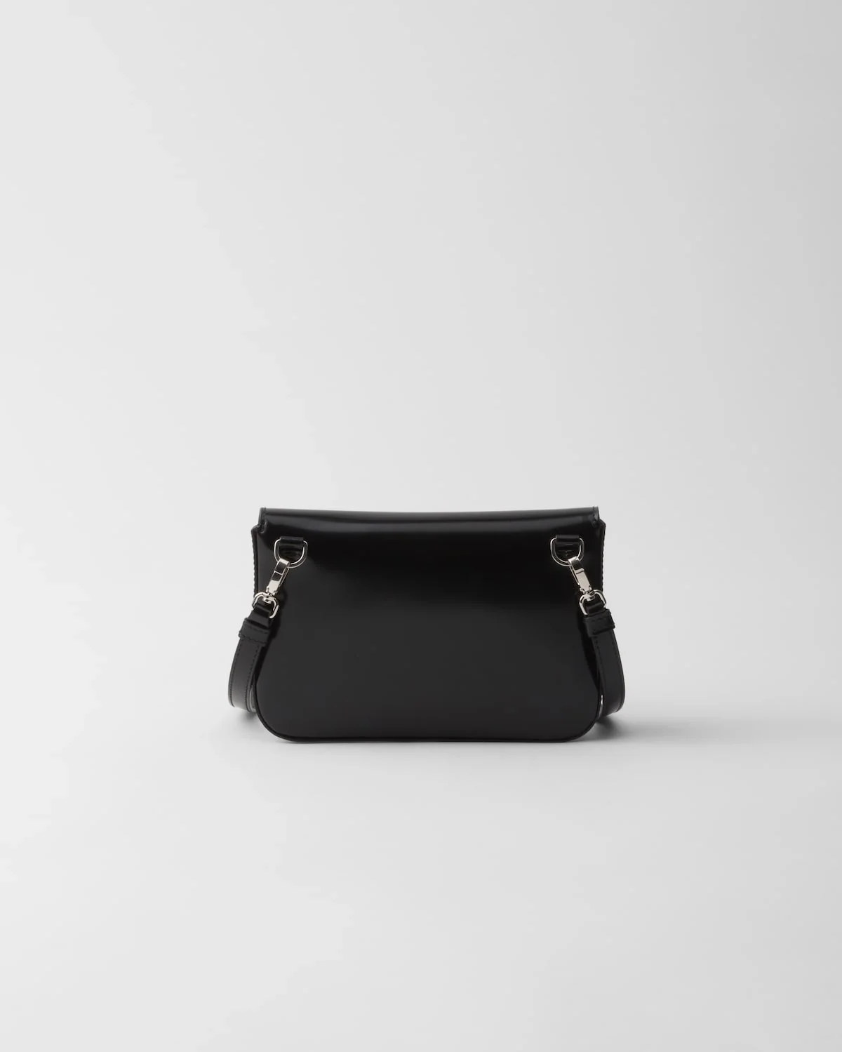 프라다 브러쉬드 레더 미니 크로스백 블랙