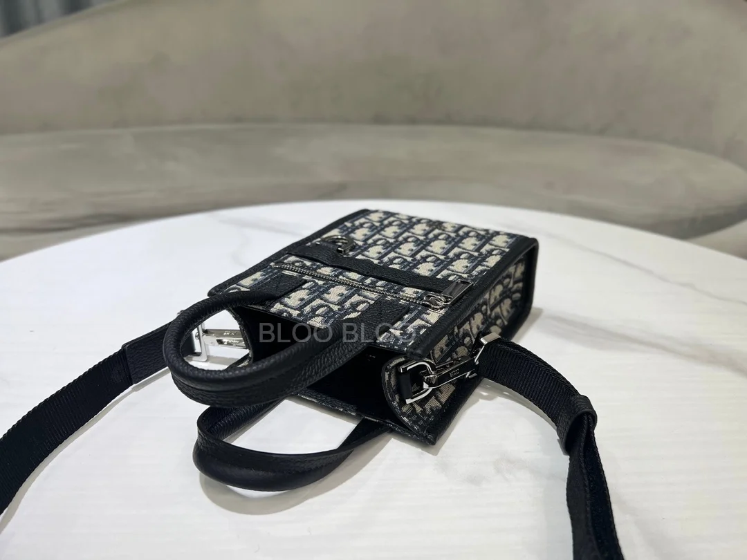 디올 사파리 노스-사우스 미니 토트백 베이지