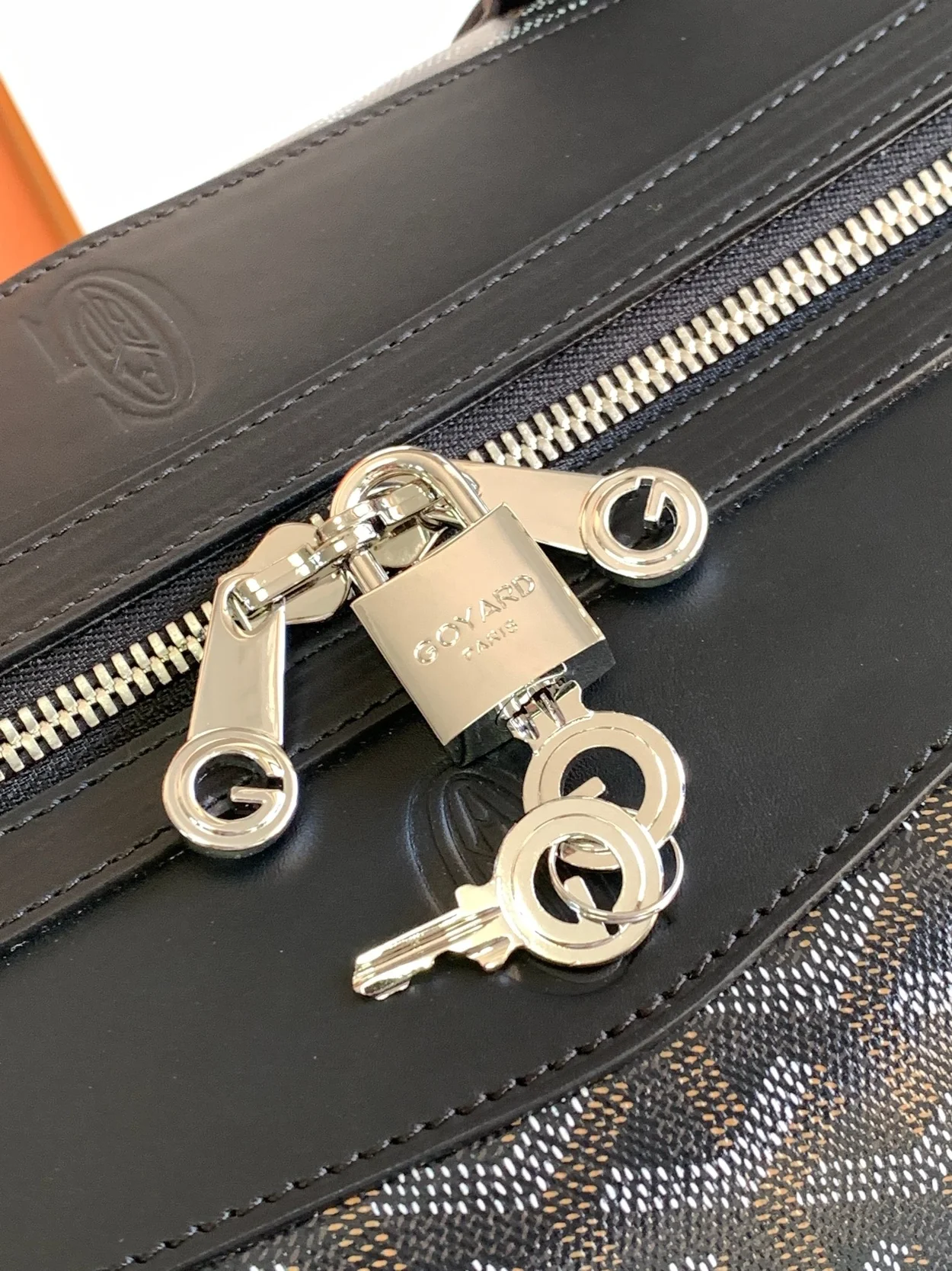 고야드 보잉 보스턴 55 백 블랙