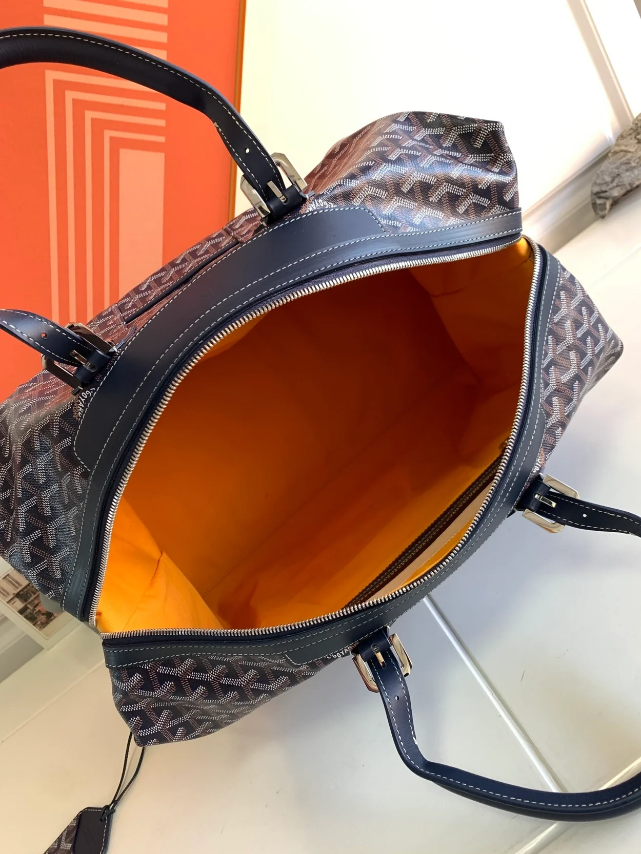 고야드 보잉 보스턴 45 백 네이비