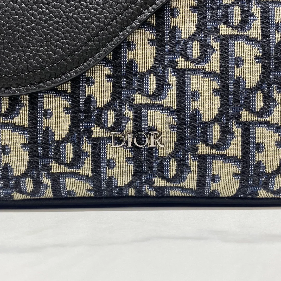 디올 새들 미니 메신저 백 베이지