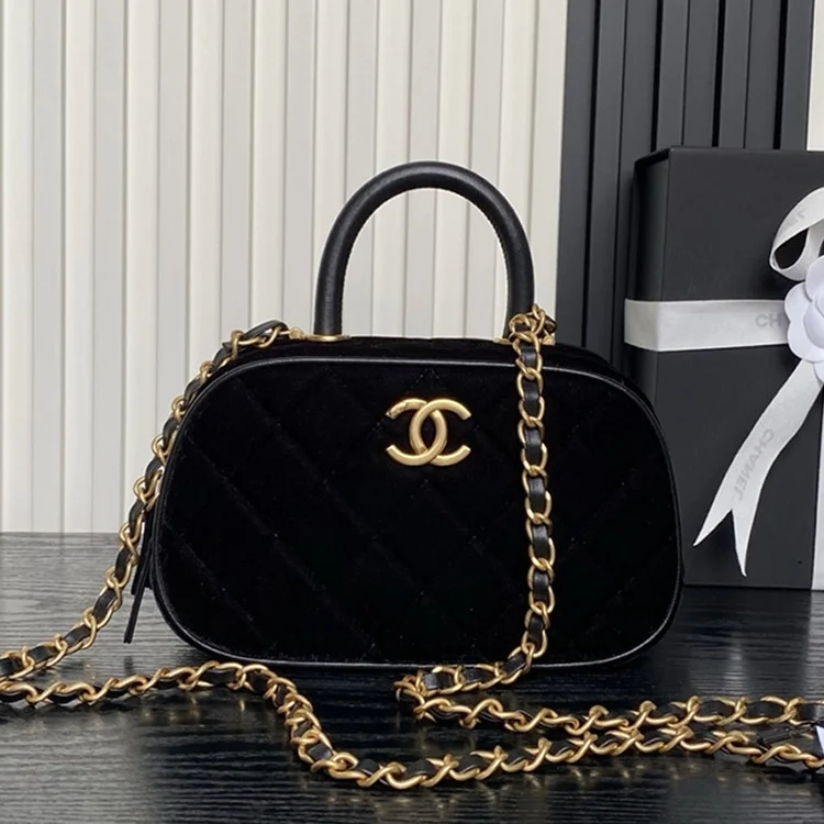 샤넬 미니 볼링 벨벳 AS5572