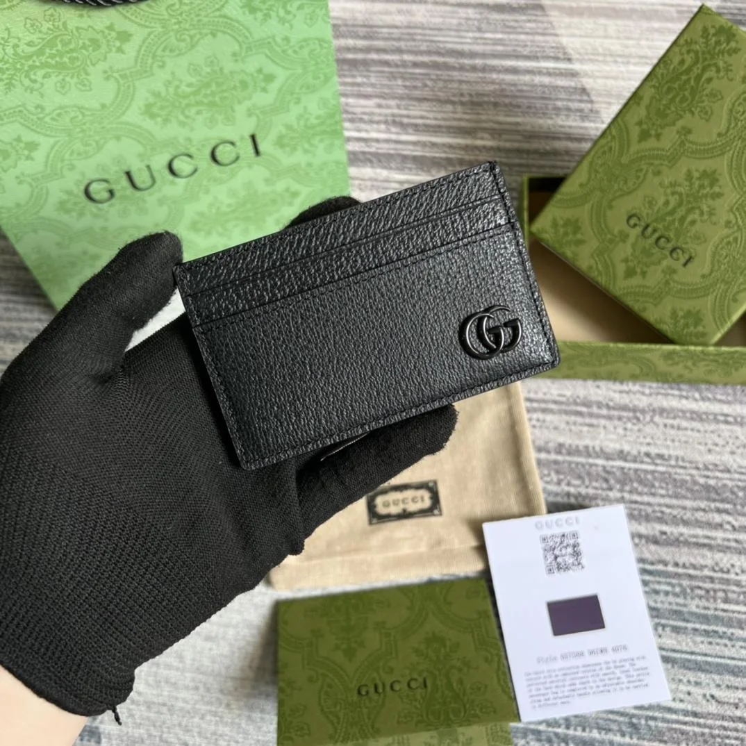 구찌 GG 마몬트 카드 지갑 블랙