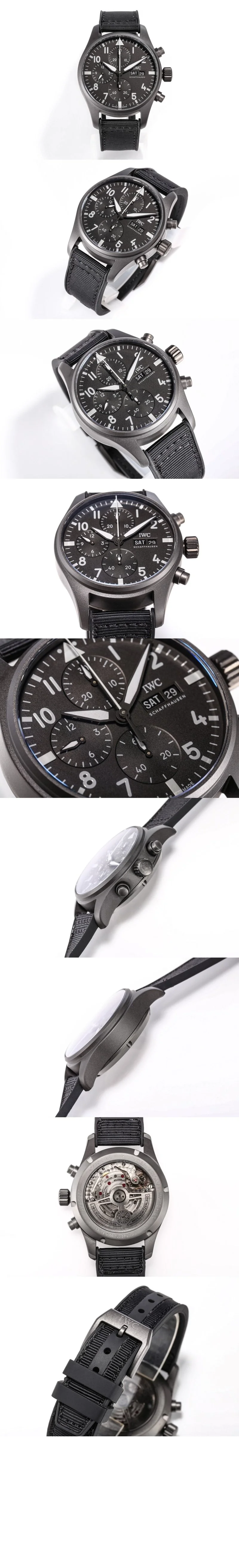 IWC 파일럿 워치 크로노그래프 41 탑 건 세라타늄