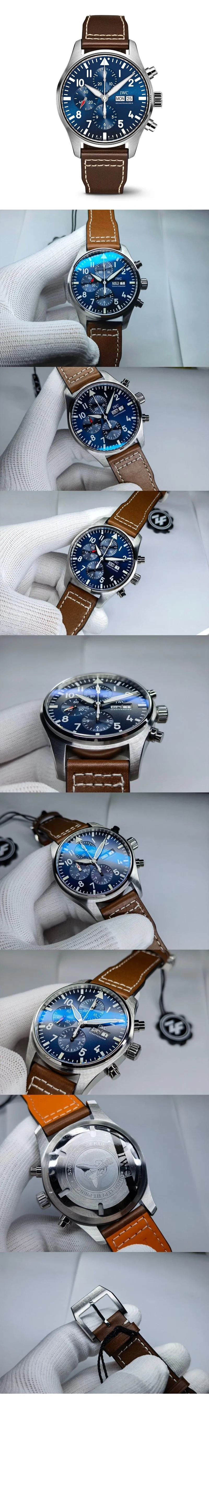IWC 파일럿 워치 크로노그래프 블루다이얼 43mm
