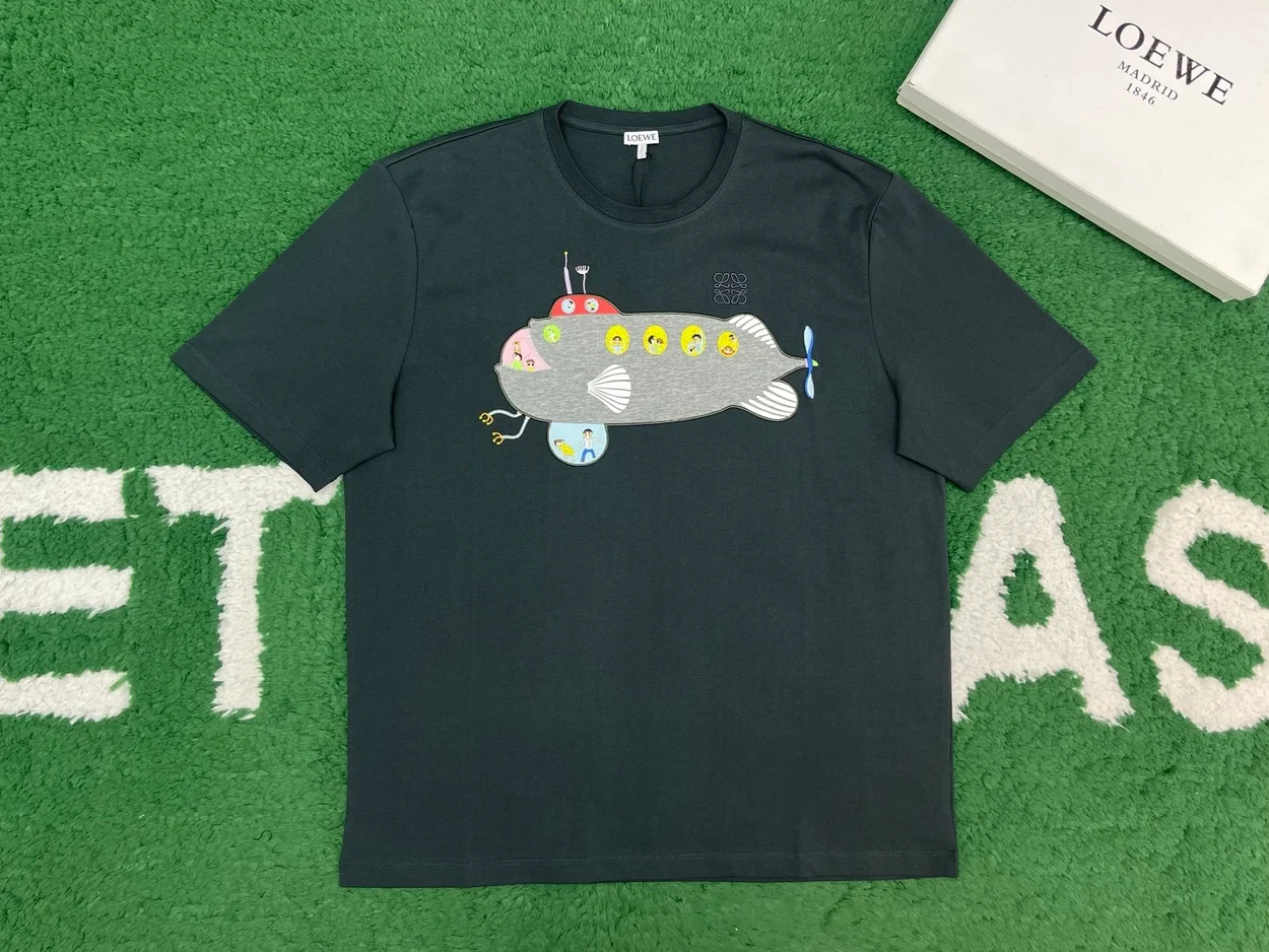 로에베 X 수나 후지타 서브마리너 반팔 티셔츠