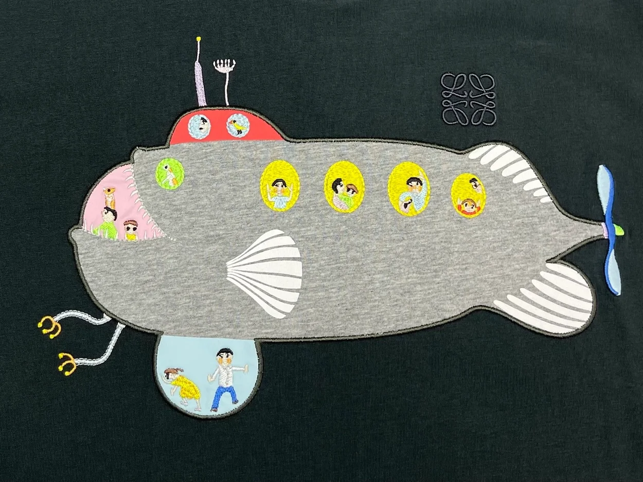 로에베 X 수나 후지타 서브마리너 반팔 티셔츠