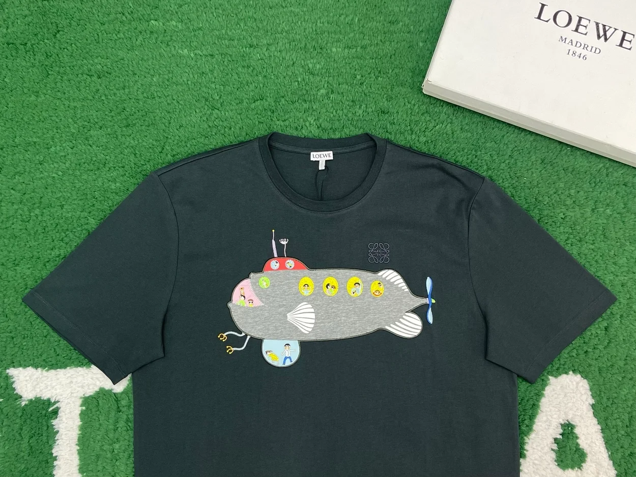 로에베 X 수나 후지타 서브마리너 반팔 티셔츠