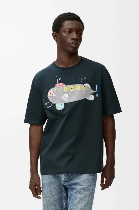 로에베 X 수나 후지타 서브마리너 반팔 티셔츠