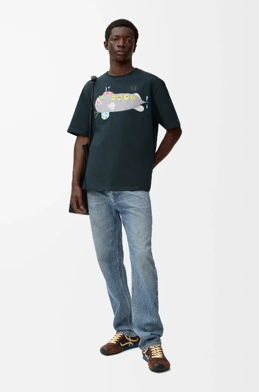 로에베 X 수나 후지타 서브마리너 반팔 티셔츠