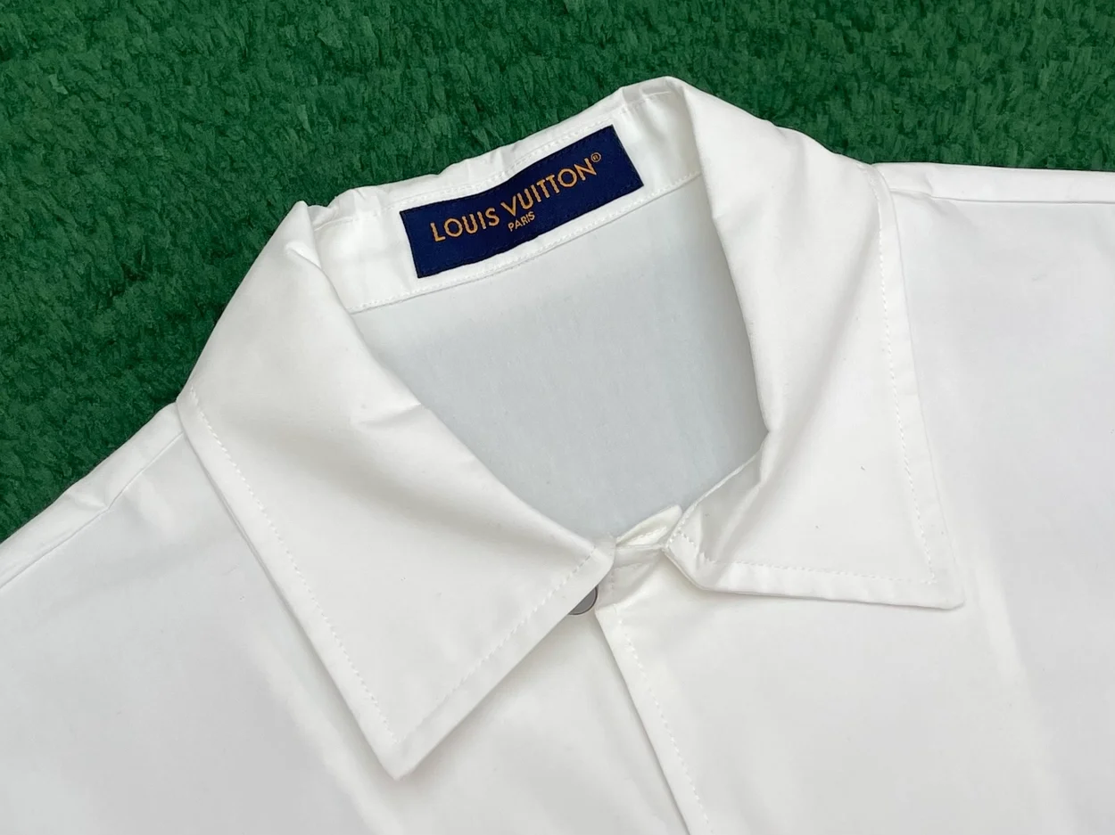 루이비통 시그니처 숏슬리브 코튼 셔츠