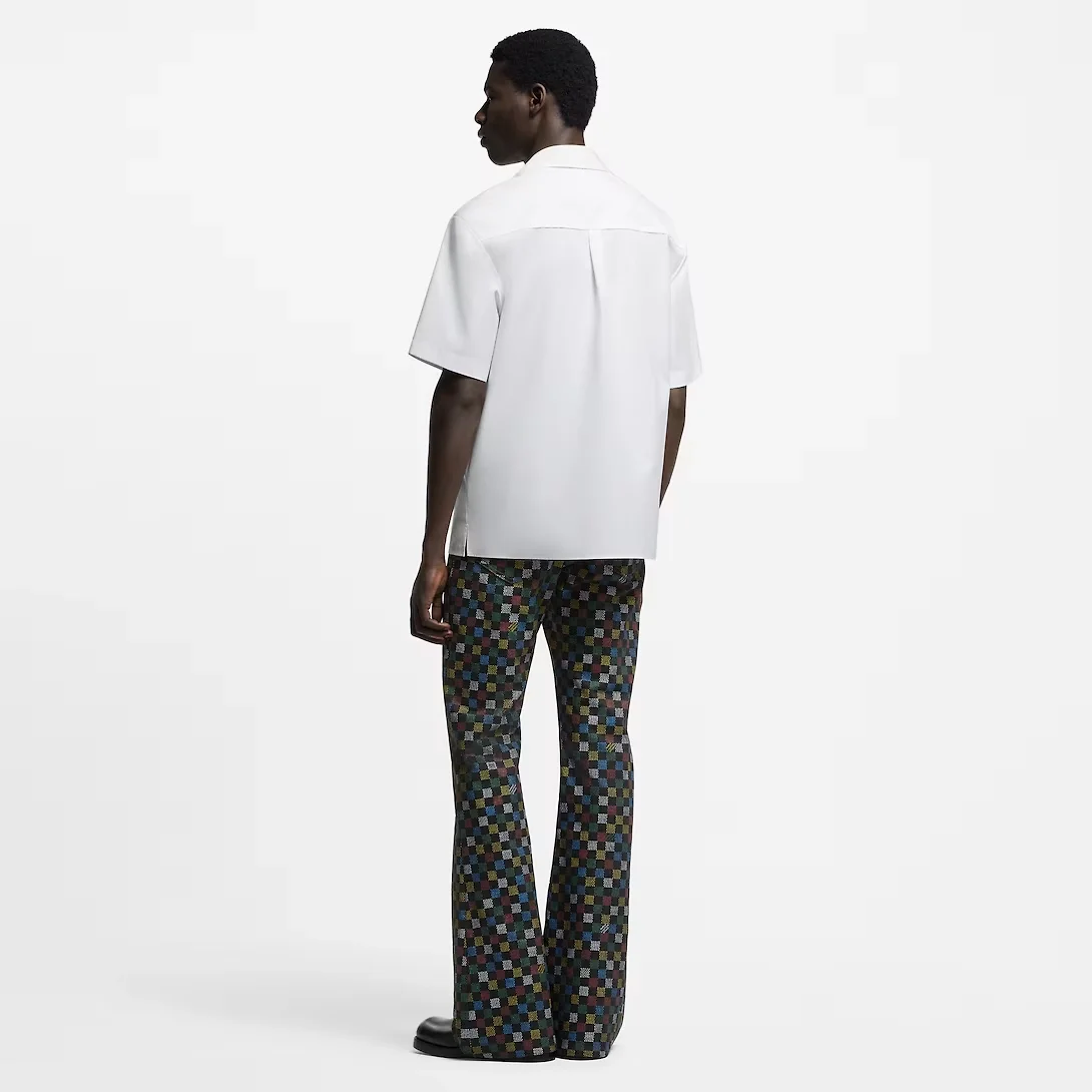 루이비통 시그니처 숏슬리브 코튼 셔츠