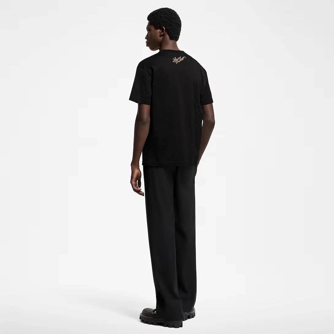 루이비통 도그와펜 다미에 반팔 티셔츠