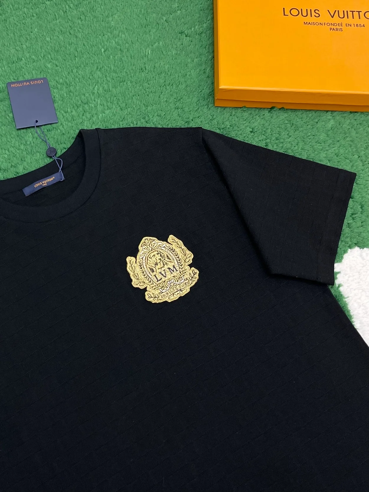 루이비통 도그와펜 다미에 반팔 티셔츠