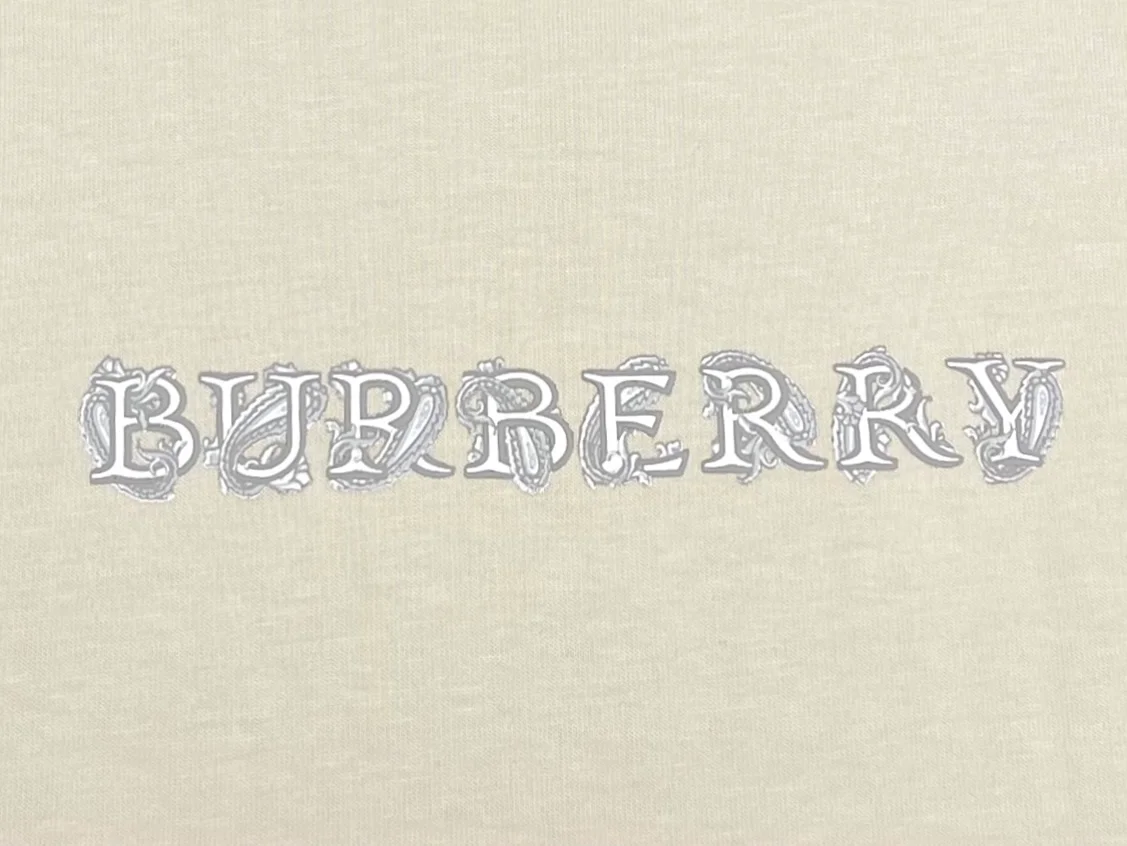 버버리 반팔 티셔츠 베이지