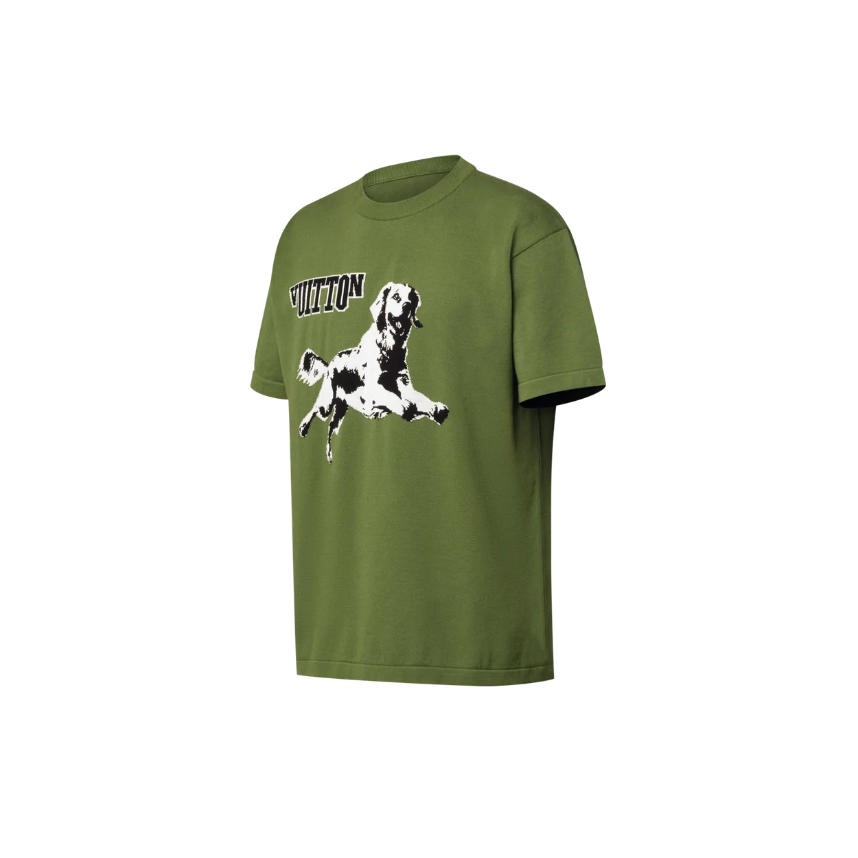 루이비통 쇼트 슬리브드 코튼 크루넥 티셔츠