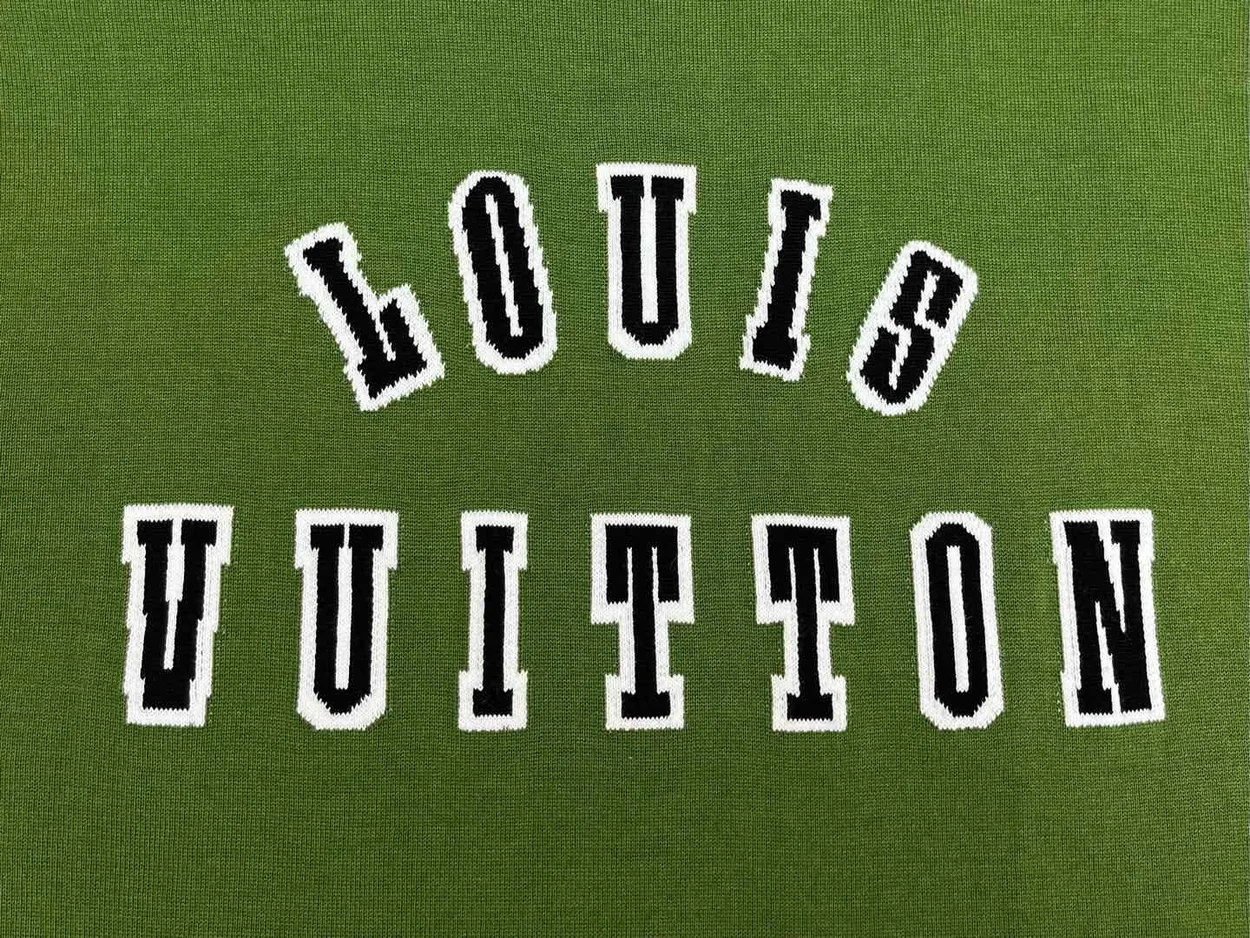 루이비통 쇼트 슬리브드 코튼 크루넥 티셔츠