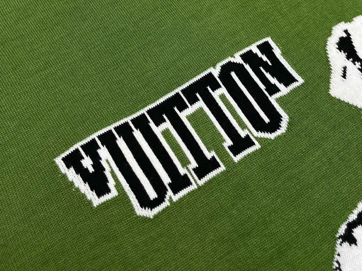 루이비통 쇼트 슬리브드 코튼 크루넥 티셔츠