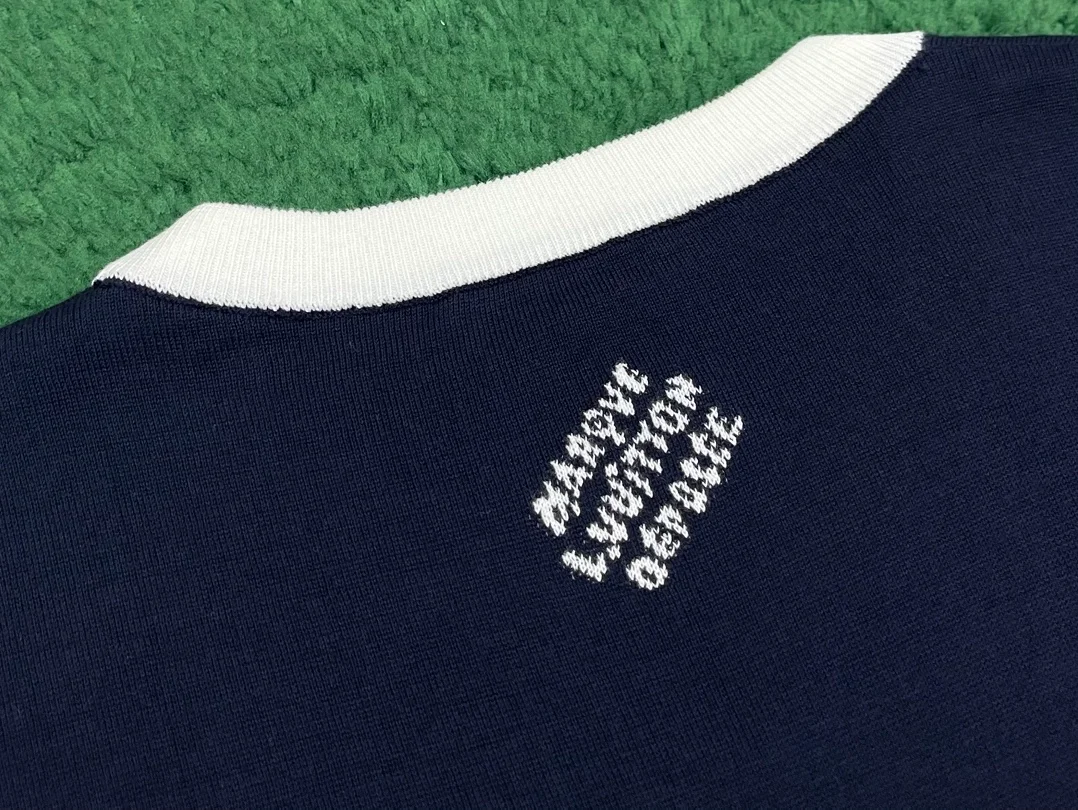 루이비통 그래픽 인타르시아 코튼 크루넥 티셔츠