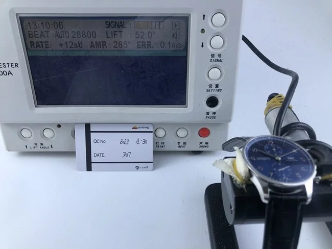 IWC 포르투기저 150주년 블루 다이얼