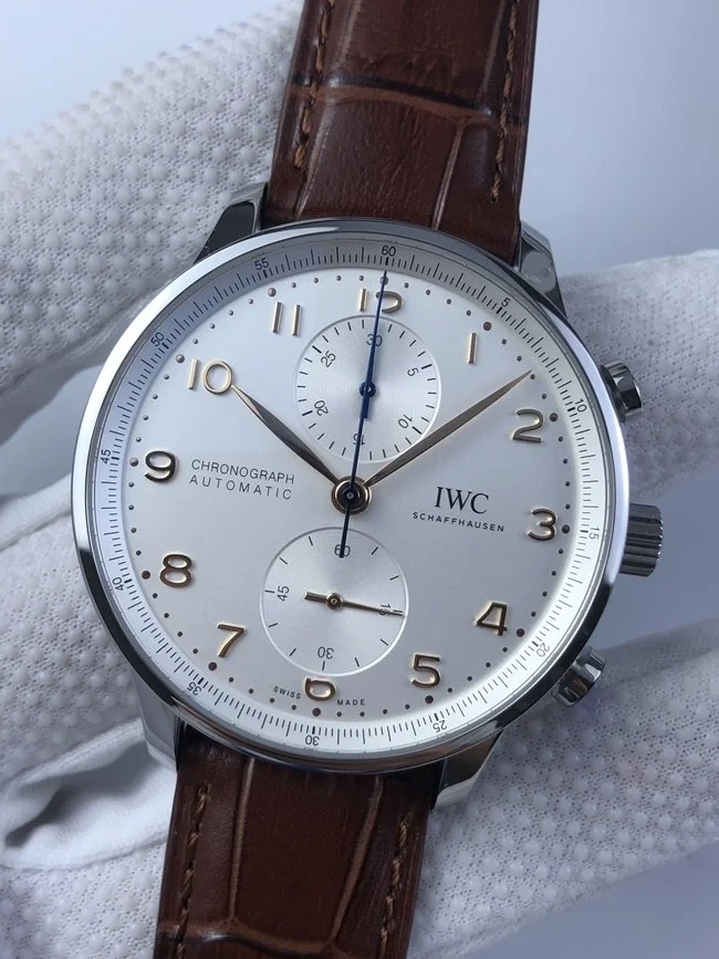 IWC 포르투기저 화이트다이얼 골드핸즈