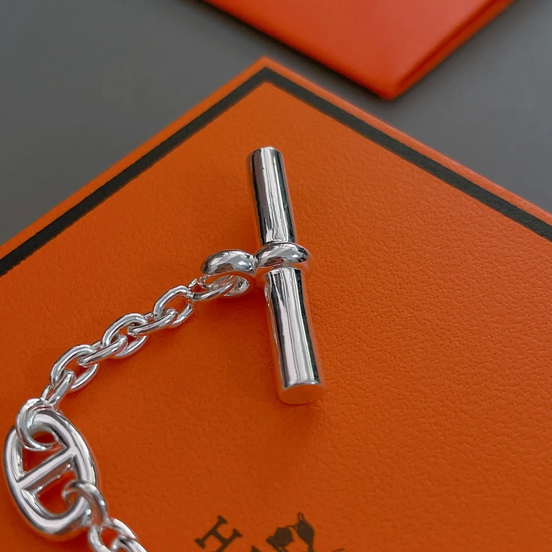 에르메스 파랑돌 브레이슬릿 실버