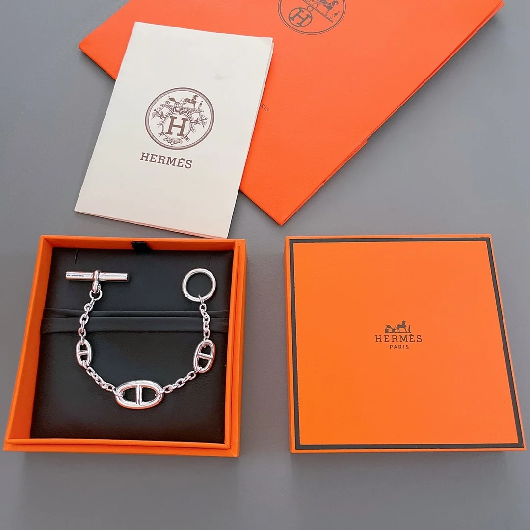 에르메스 파랑돌 브레이슬릿 실버