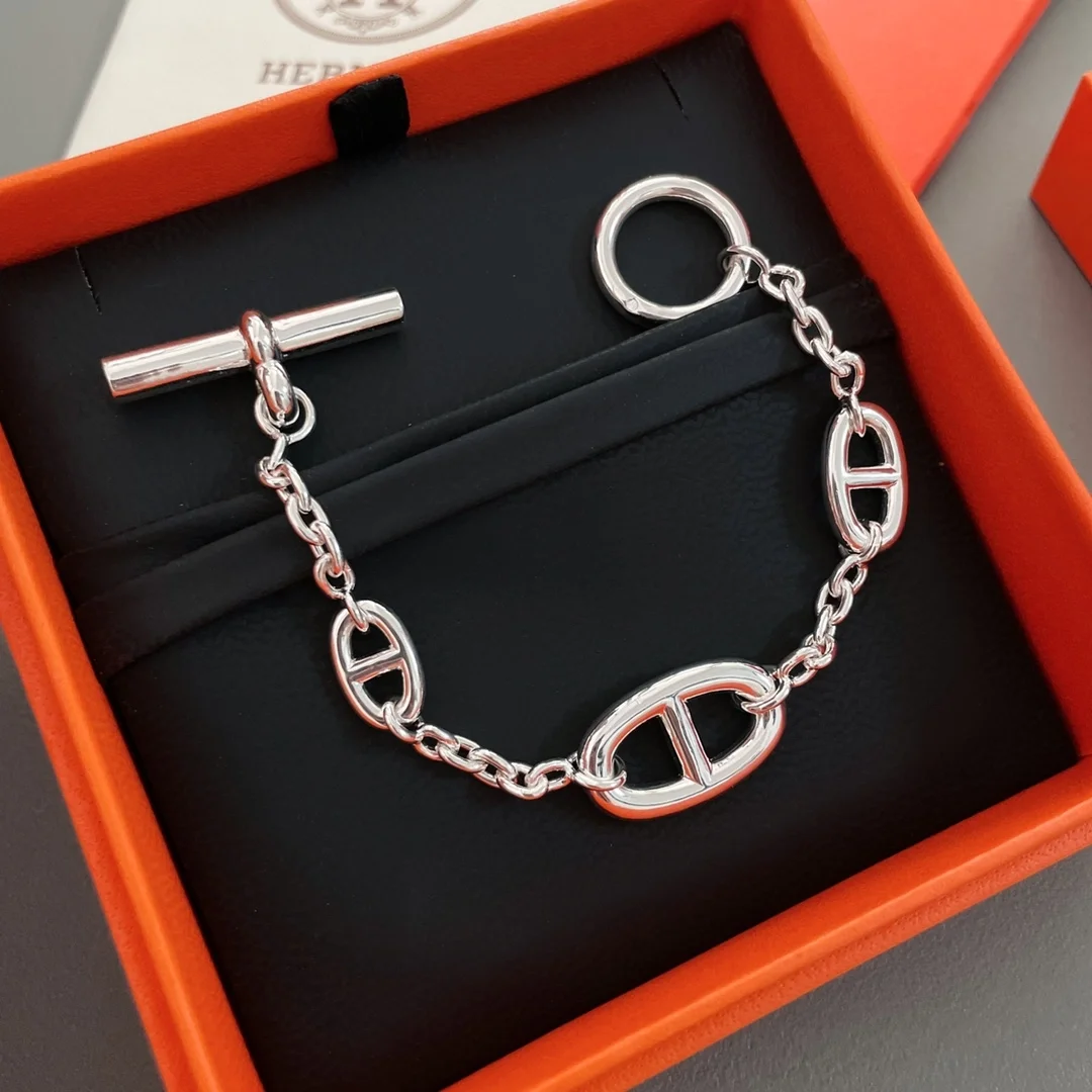 에르메스 파랑돌 브레이슬릿 실버