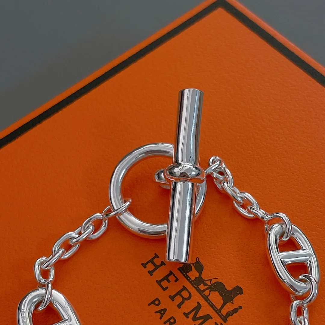 에르메스 파랑돌 브레이슬릿 실버