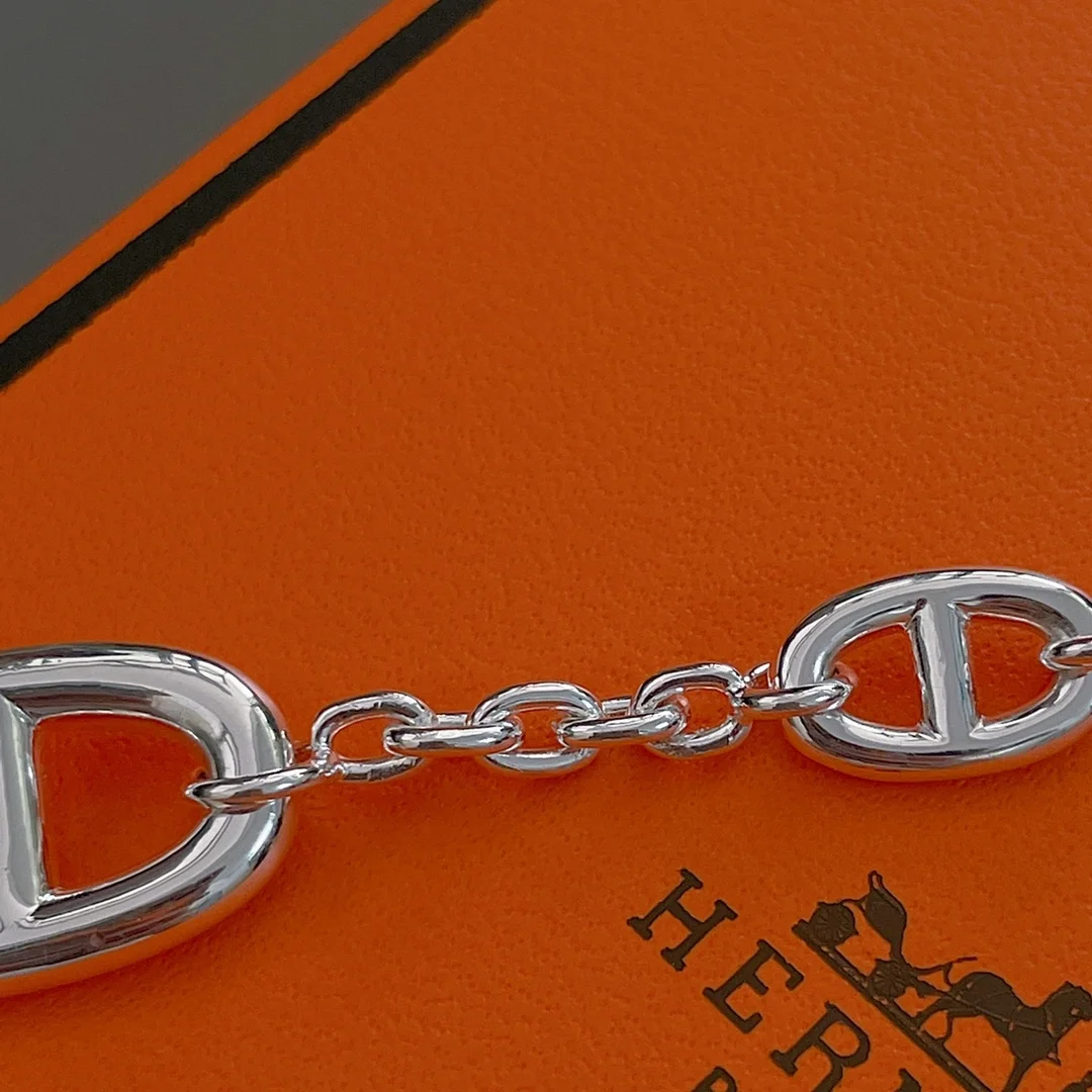 에르메스 파랑돌 브레이슬릿 실버