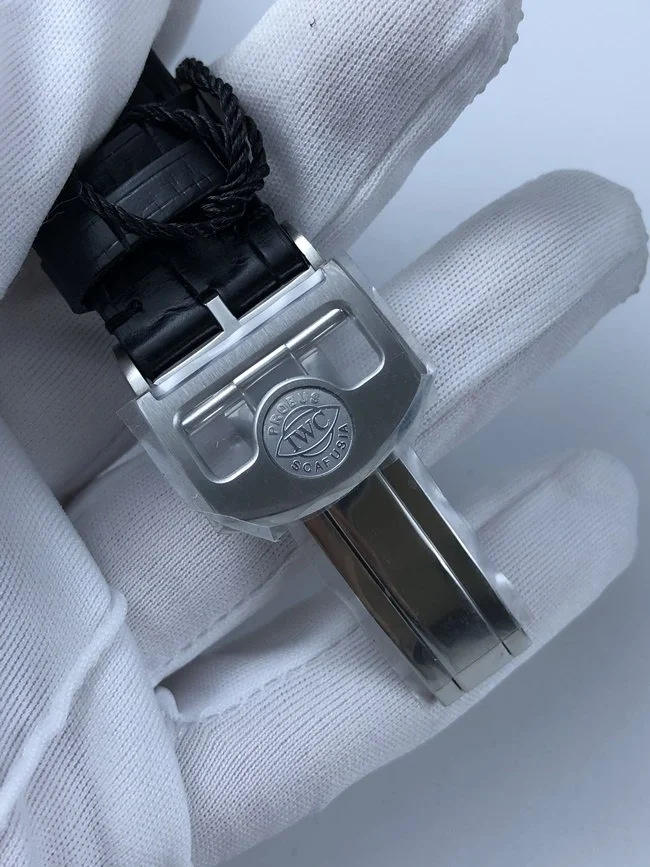 IWC 포르투기저 화이트다이얼 블루핸즈