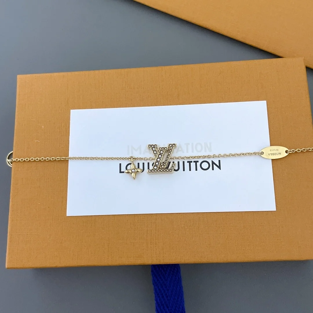 루이비통 아이코닉 진주 브레이슬릿 팔찌 M1086A