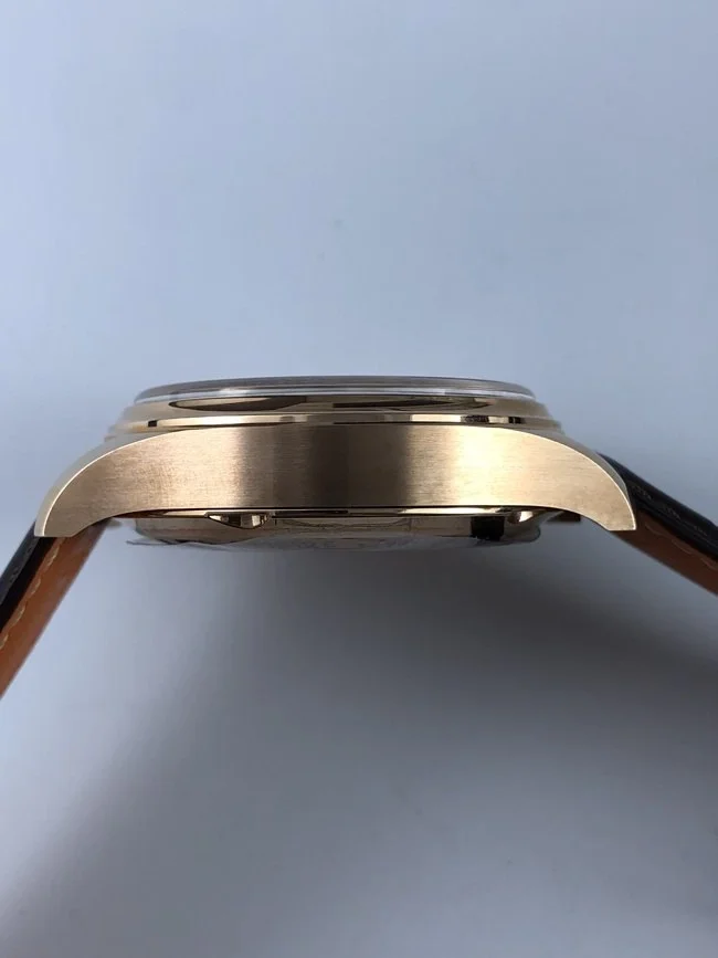 IWC 포르투기저 크로노 클래식 로즈골드 블루다이얼