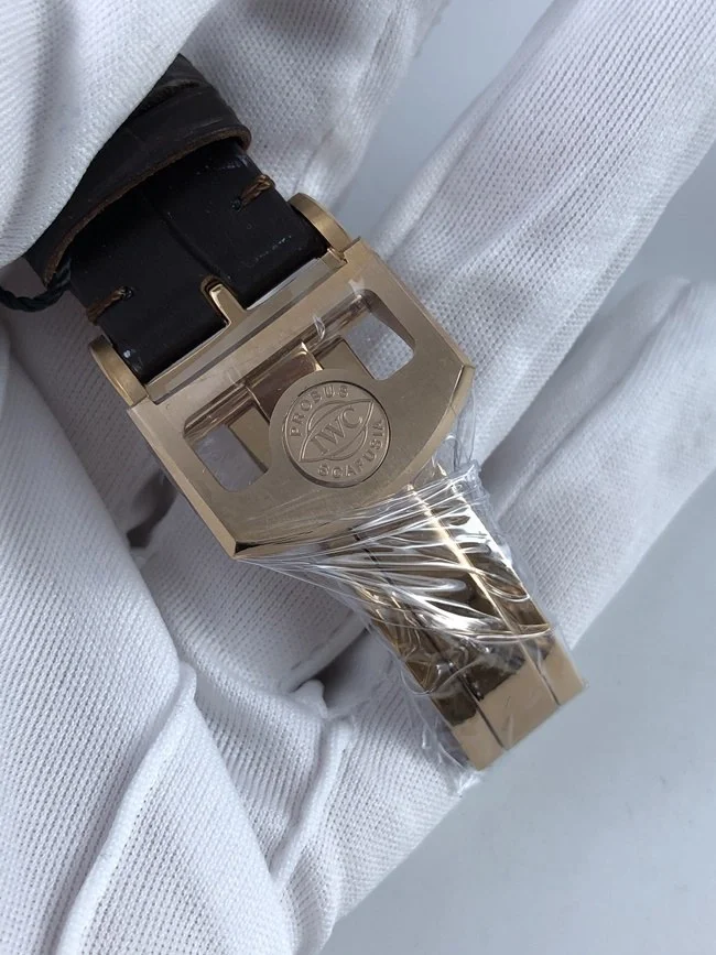 IWC 포르투기저 크로노 클래식 로즈골드 블루다이얼