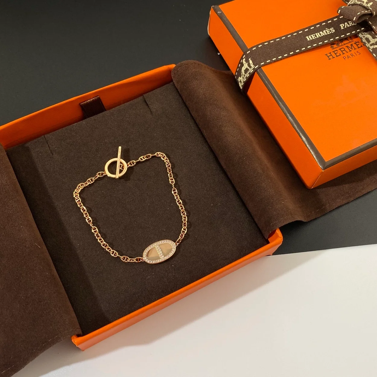 에르메스 체인 당끄르 컨투어 팔찌