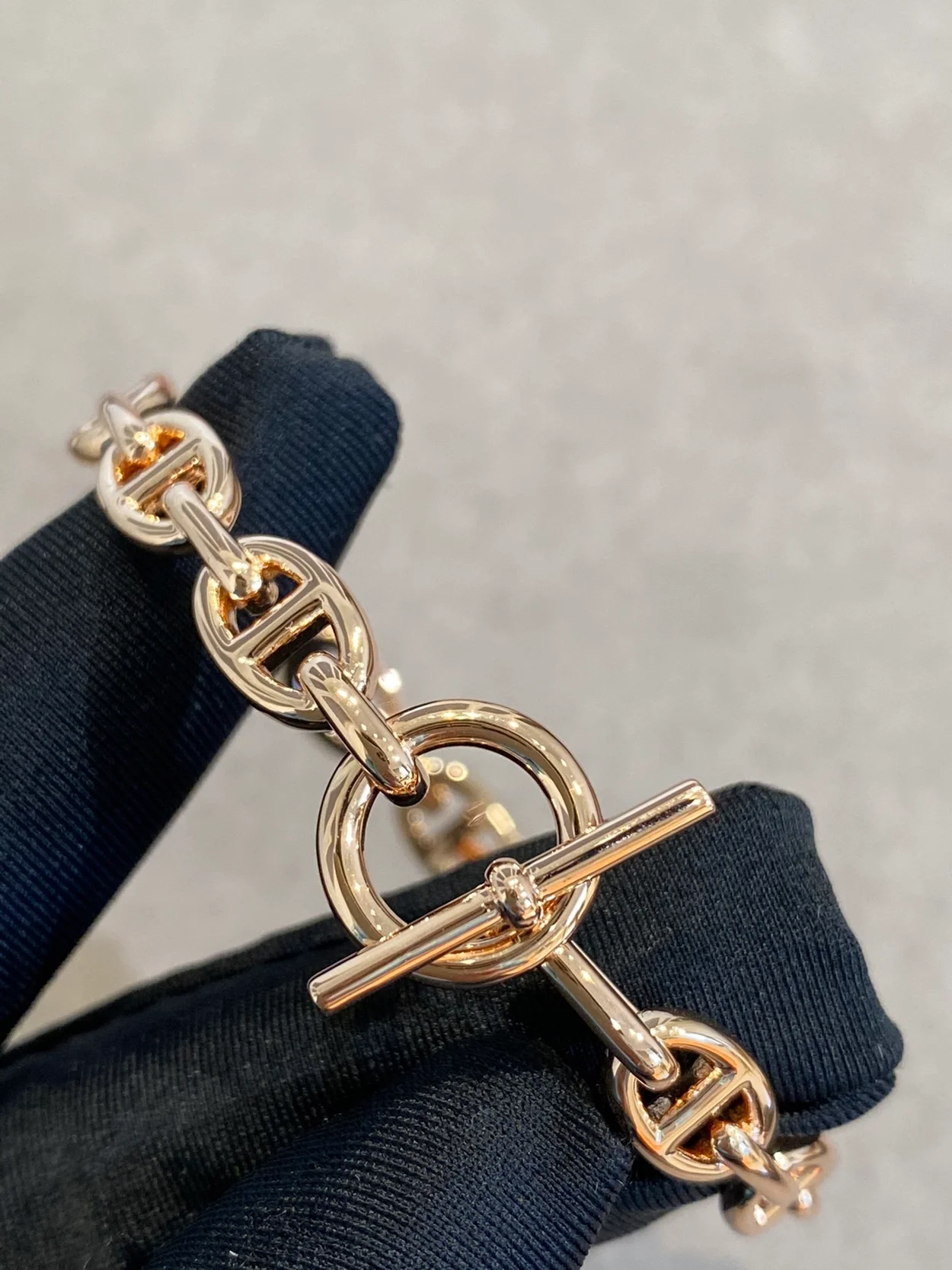 에르메스 파랑돌 샹달 로즈 골드 팔찌