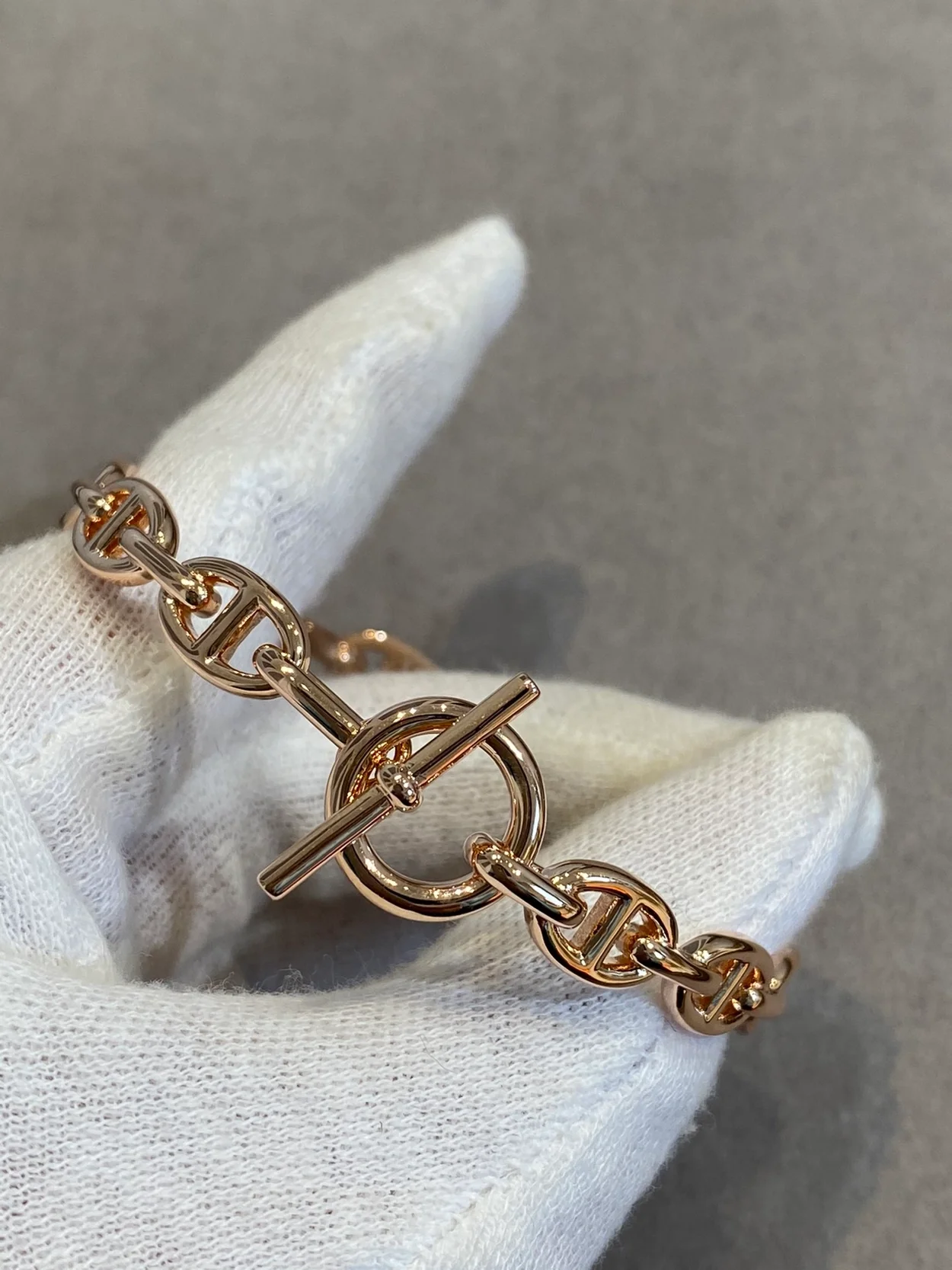 에르메스 파랑돌 샹달 로즈 골드 팔찌