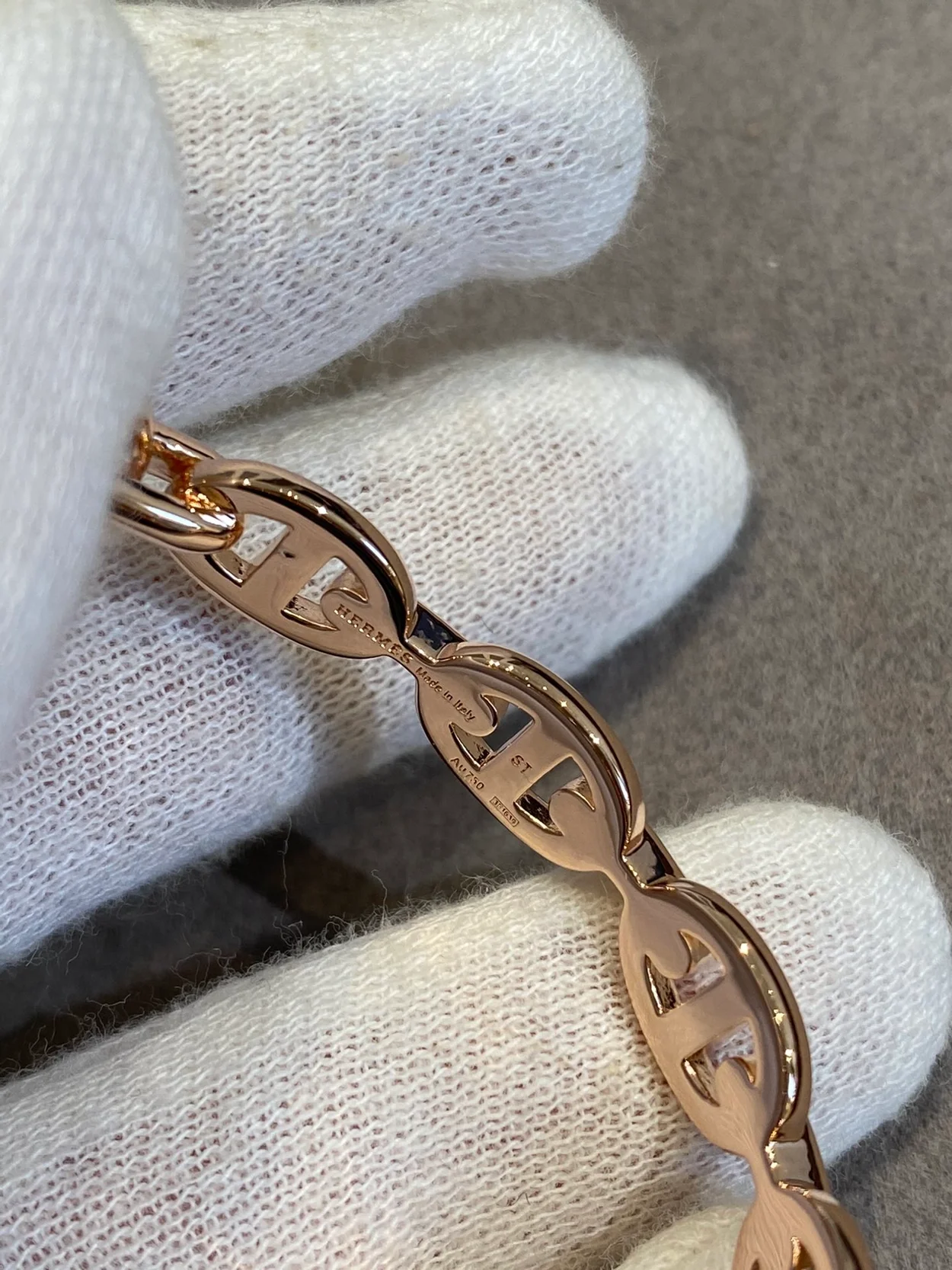 에르메스 파랑돌 샹달 로즈 골드 팔찌