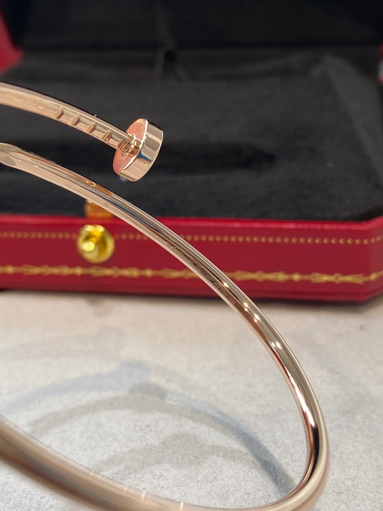 까르띠에 저스트 앵 끌루 핑크 골드 팔찌 B6048117