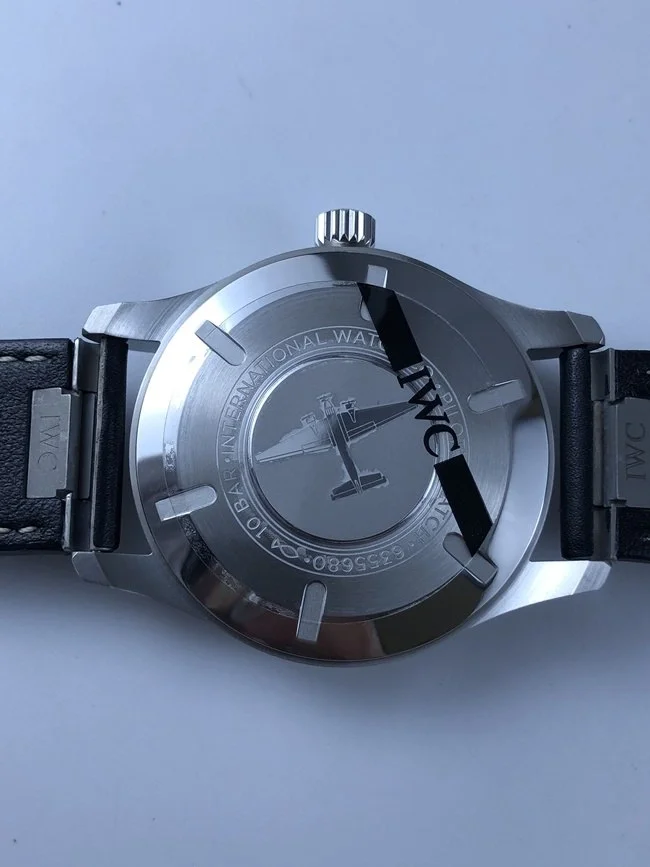 IWC 마크 20 블루다이얼 가죽스트랩