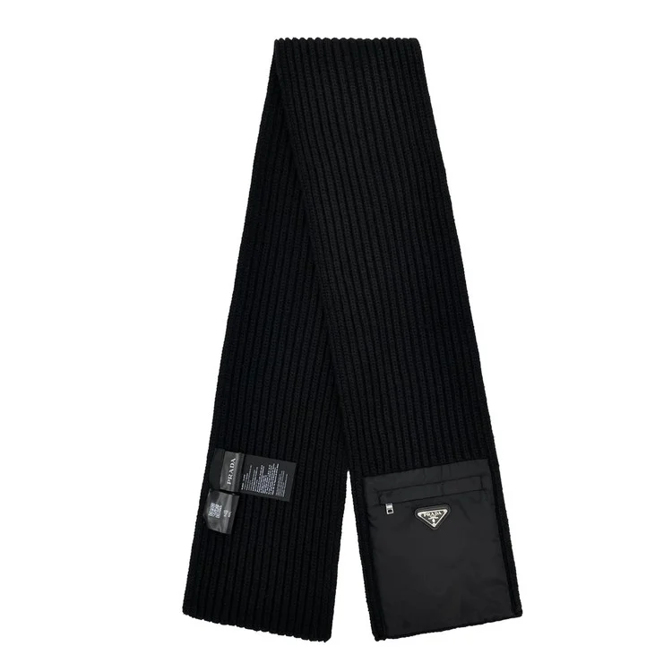 프라다 양모 포켓 머플러