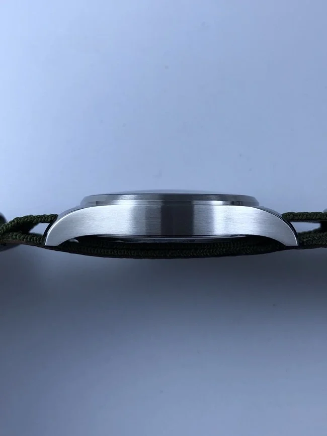 IWC 마크18 트리뷰트 블랙다이얼 그린 나일론