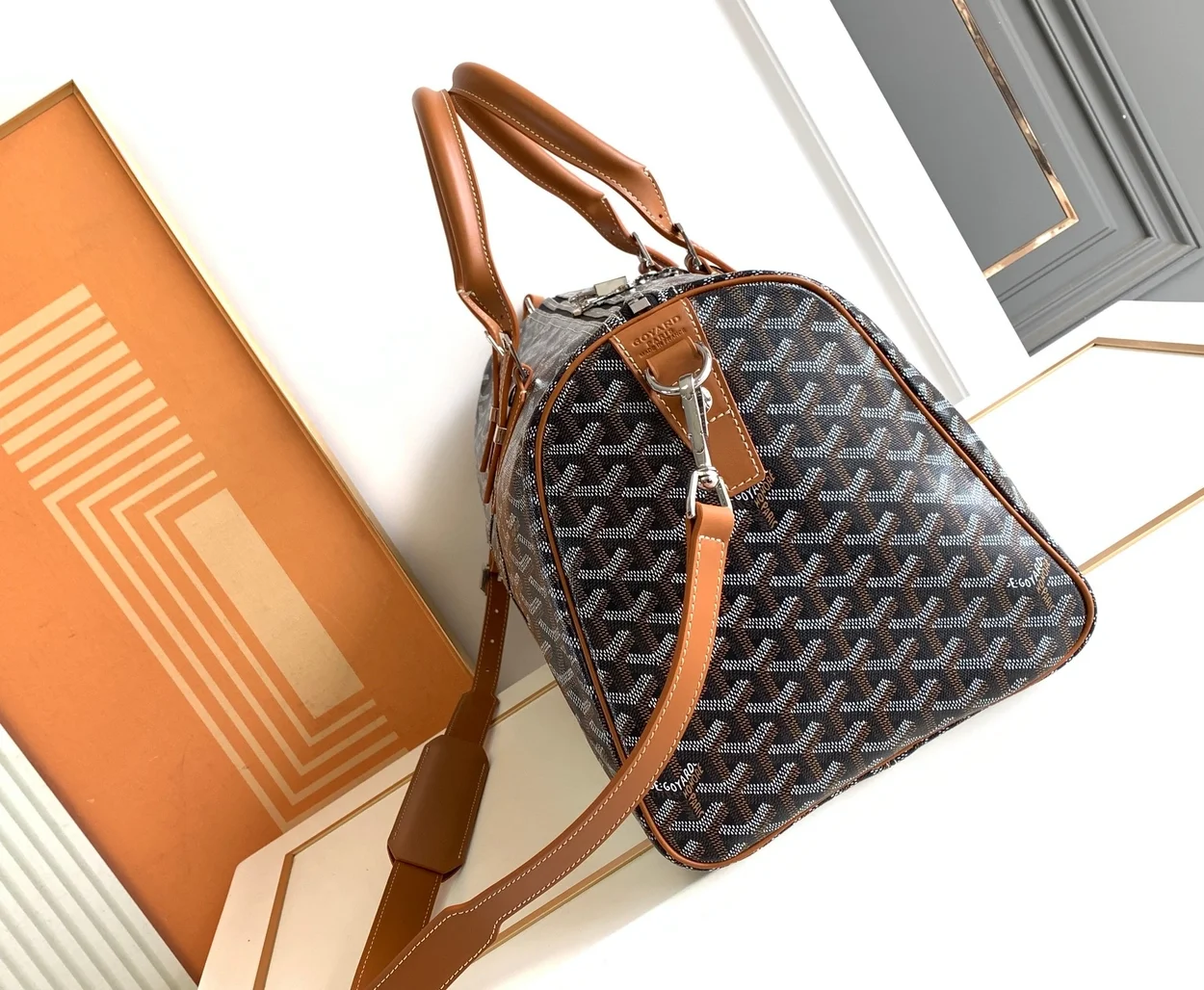 고야드 보스턴 45 백 탄